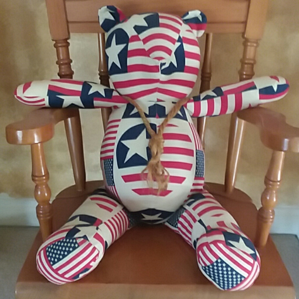 AMERICANNA Stuffed Teddy Bear